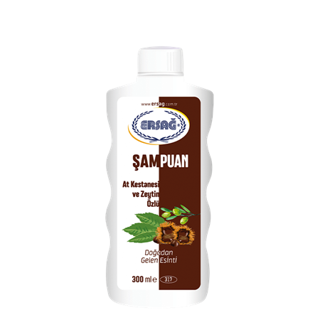 ERSAĞ AT KESTANESİ VE ZEYTİN ÖZLÜ ŞAMPUAN 300 ML