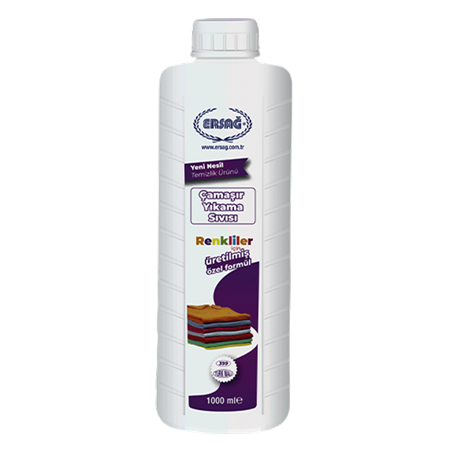 ERSAĞ ÇAMAŞIR YIKAMA SIVISI-RENKLİLER İÇİN 1000 ML