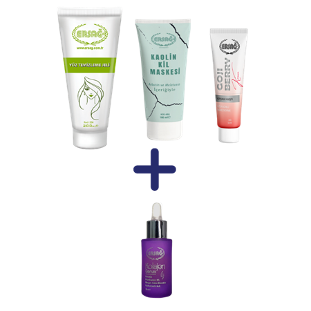 ERSAĞ YÜZTEM. JELİ GOJİ BERRY KREM 50 ML KİL MASKE 100 ML KOLAJEN SERUM 30 ML