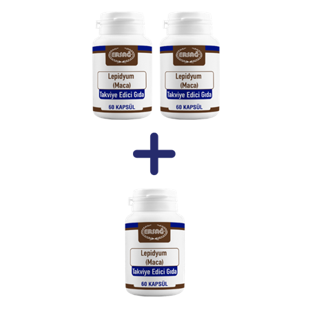 ERSAĞ LEPIDYUM (MACA) (2 ALANA 1 HEDİYE)