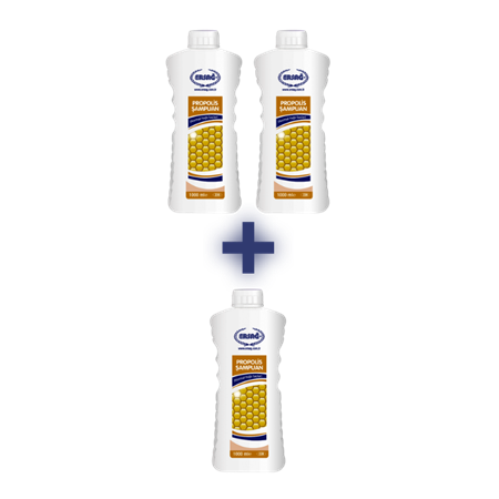 ERSAĞ PROPOLİSLİ ŞAMPUAN (NORMAL-YAĞLI SAÇLAR) 1000 ML (2 ALANA 1 HEDİYE)