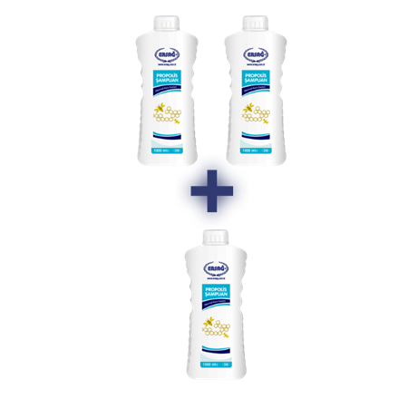 ERSAĞ PROPOLİSLİ ŞAMPUAN (NORMAL-KURU SAÇLAR) 1000 ML (2 ALANA 1 HEDİYE)