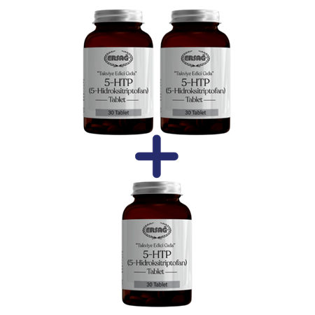 ERSAĞ 5-HTP (HİDROKSİTRİPTOFAN) TABLET 2 ALANA 1 BEDAVA