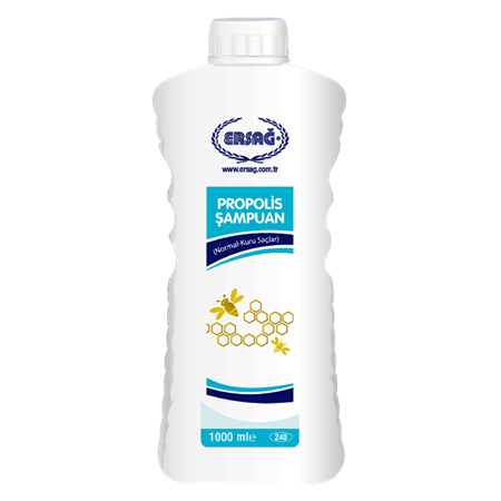 ERSAĞ PROPOLİSLİ ŞAMPUAN (NORMAL-KURU SAÇLAR) 1000 ML